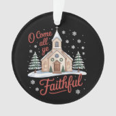 Joyeux Noël Venez Tous Vos Fidèles Religieux Chrét (devant)