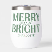 Joyeux Noël Vert de Fête Joyeuse et Lumineuse (Avant)