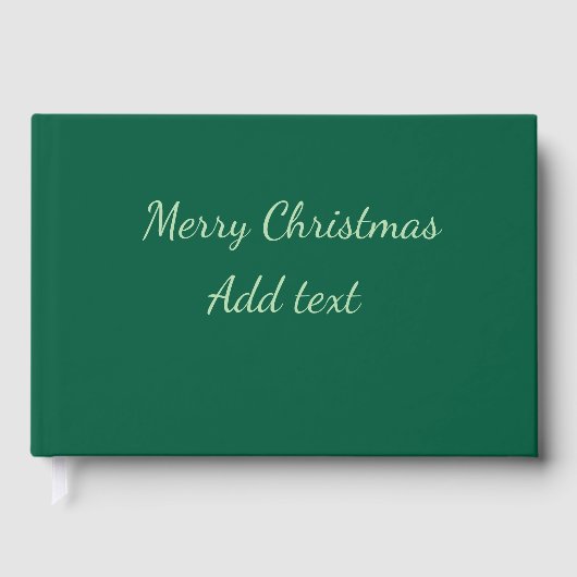 Joyeux Noël vert fond simple vacances (Recto)