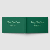 Joyeux Noël vert fond simple vacances (Complet)