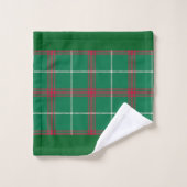Joyeux Noël vert Plaid (Gant de toilette)
