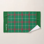 Joyeux Noël vert Plaid (Serviette à main)