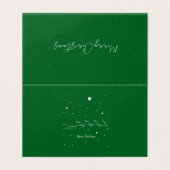 Joyeux Noël verte amour de dieu (Outside Unfolded)