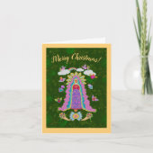 Joyeux Noël Vierge Marie Carte de note pliée (Devant)