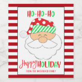 Joyeux Noël Vins Étiquettes (Étiquettes simples)