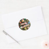 Joyeux Noël vintage ! Autocollant (Enveloppe)