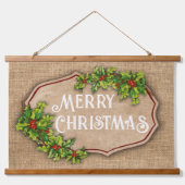 Joyeux Noël Vintage Tapisserie (Devant)