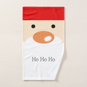 Joyeux Noël Visage de Père Noël Minimaliste Mignon