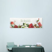 Joyeux Noël Votre texte Bannière (Salon professionnel)