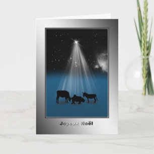 Joyeux Noël, "Vrolijke Kerstmis," Franse Kaart