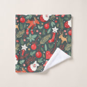 Joyeux Noël Whimsy (Gant de toilette)