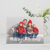 Joyeux Noël Whimsy | Carte photo de vacances (Debout devant)