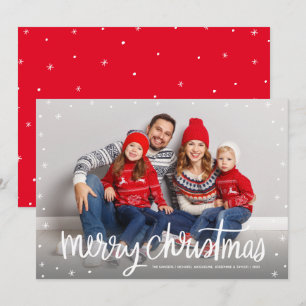 Joyeux Noël Whimsy Carte photo de vacances