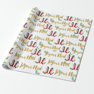 Joyeux Noel Wrapping Paper Cadeaupapier