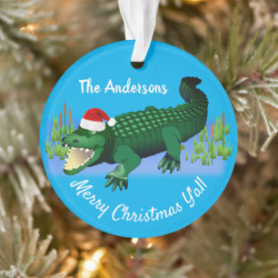 Joyeux Noël Ya'll avec Alligator