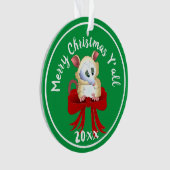 Joyeux Noël Ya'll avec Possum (devant)