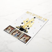 Joyeux Noël Y'all Cactus Foil Carte de vacances (Rotation)