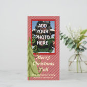 Joyeux Noël Y'all Carte photo (Debout devant)