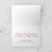 Joyeux Noisette de Noël Votre Carte photo (Intérieur)