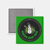 Joyeux nouvel an 1 aimant (Recto/Verso)