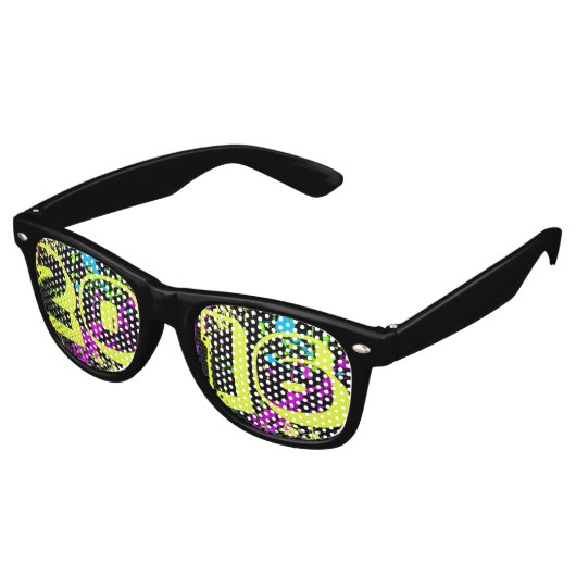 Joyeux Nouvel An 2016 Neon Paint Splash Lunettes d (Angulaire)