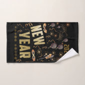 Joyeux Nouvel An 2022, Fête de la Parties scintill (Serviette à main)