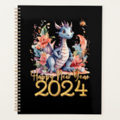 Joyeux Nouvel An 2024 Chine Dragon couleur d'eau (Devant)