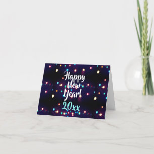 Joyeux Nouvel An 20xx Fêtes Cartes de fin de année