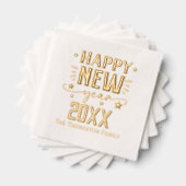 Joyeux Nouvel An 20XX Nom de famille / société (Insitu (empilé))