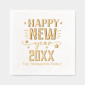 Joyeux Nouvel An 20XX Nom de famille / société (Recto)