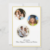 Joyeux nouvel an 4 Carte photo (Dos)