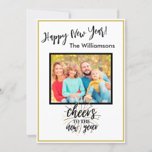 Joyeux nouvel an 4 Carte photo