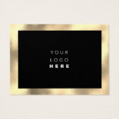 Joyeux Nouvel An Nom Logo Black Gold Snowflakes (Dos)