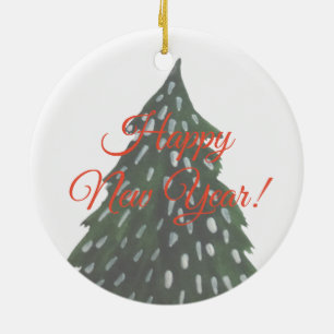 Joyeux nouvel an ornement décoratif