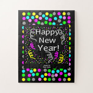 Joyeux Nouvel An Puzzle 11" X 14"