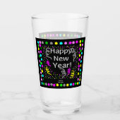 Joyeux Nouvel An Salutations Verre Tumbler (Devant)