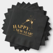 Joyeux Nouvel An sur mesure champagne stars (Insitu (empilé))