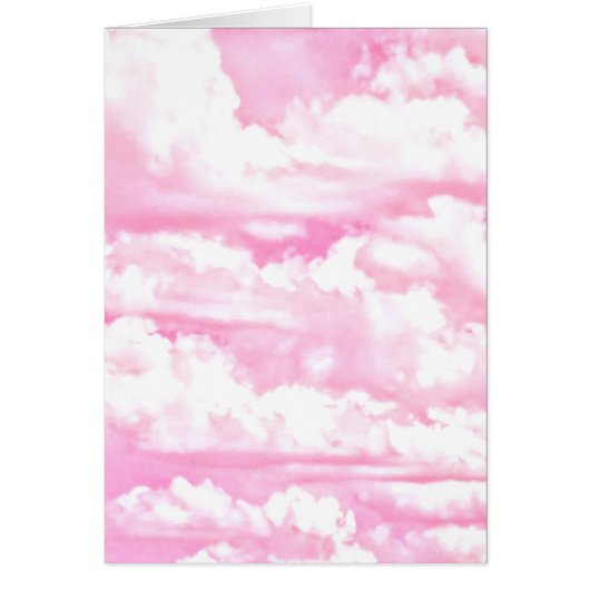 Joyeux nuages rose pastel (Devant)
