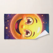 Joyeux oeil cosmique Emoji (Serviette à main)