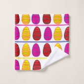 Joyeux oeufs de Pâques de Pâques de Pâques (Gant de toilette)