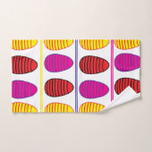 Joyeux oeufs de Pâques de Pâques de Pâques (Serviette à main)