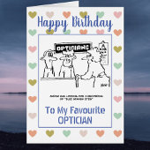 Joyeux Opticien d'anniversaire