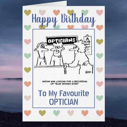 Joyeux Opticien d'anniversaire