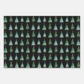 Joyeux or de Noël et papier d'enveloppement noir (Devant 3)