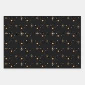 Joyeux or de Noël et papier d'enveloppement noir (Devant 2)