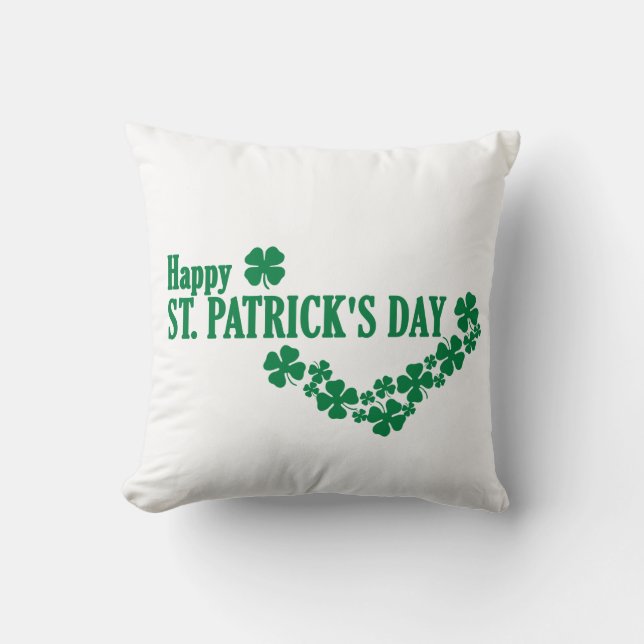 Joyeux oreiller Jour Saint Patrick (Recto)