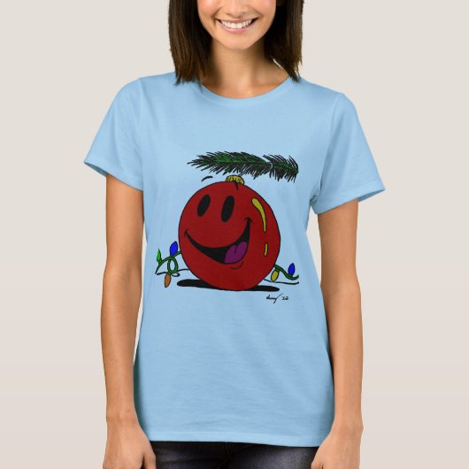Joyeux Ornament Femme Poupée T-shirt (Devant)