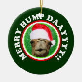 Joyeux ornement d'arbre de Noël de journée en (Devant)