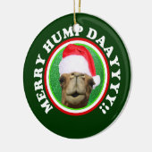 Joyeux ornement d'arbre de Noël de journée en (Gauche)