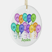 Joyeux ornement de ballons d'anniversaire (Droite)